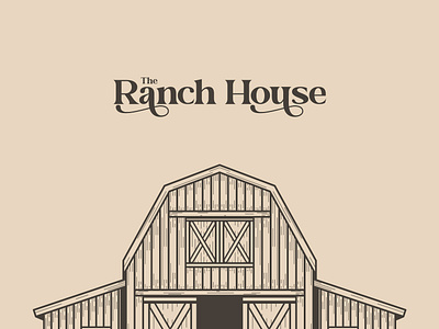 The Ranch House branding design family gatherings graphic design illustration logo nimadelavari the ranch house typography vector vintage weddings