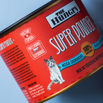 Super Powder - Pet food. cat dog graphic design illustration packaging pet