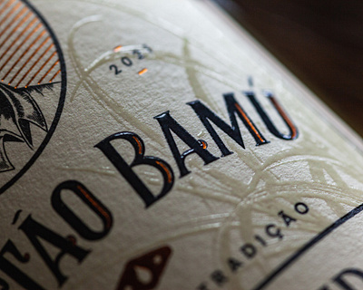 Capitão Bamú - Label Design beverage design label spirit