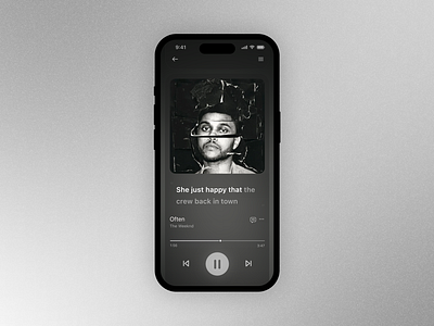 Daily UI #009 - Music Player daily ui daily ui 009 daily ui challenge dailyui dailyuichallenge design figma graphic design music app music player ui ui design ux