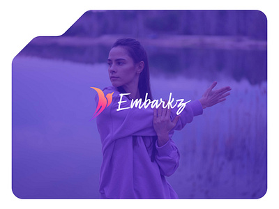 Embarkz - Logo & Brand Identity brand identity branding graphic design logo mobile app wellness