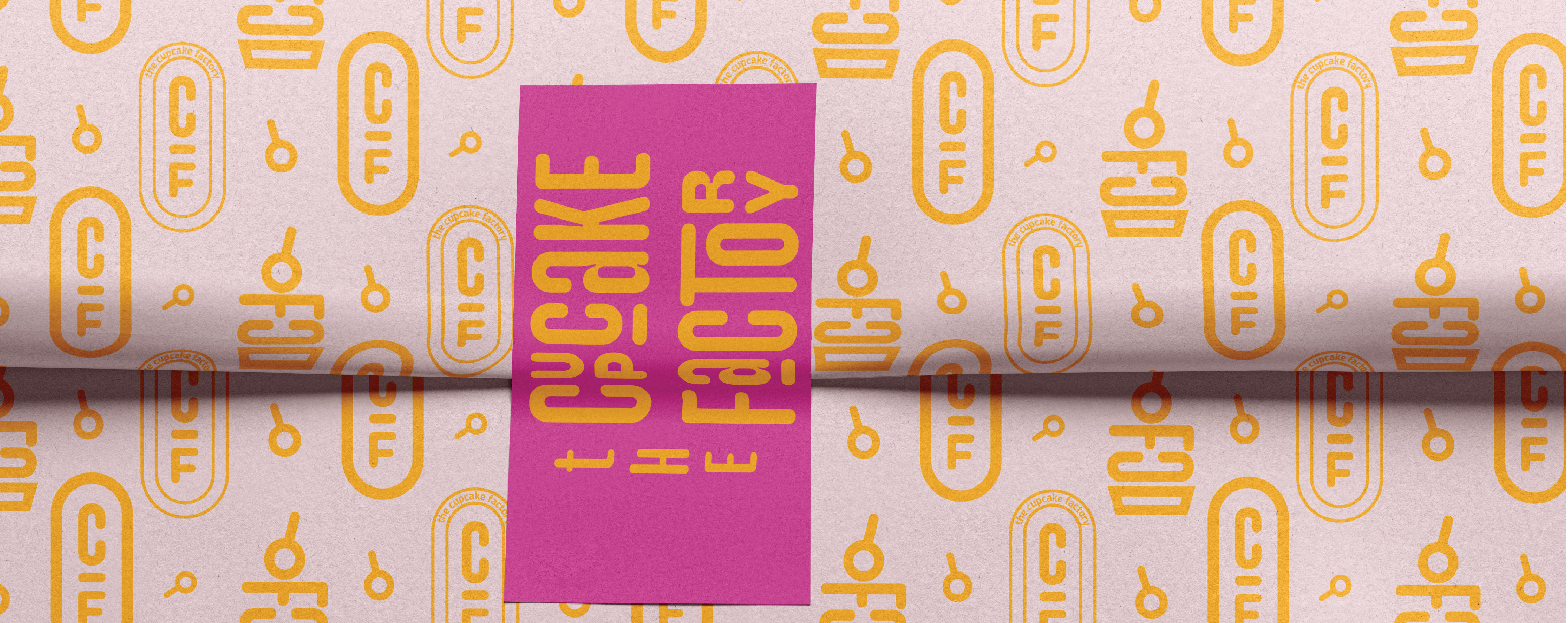 The Cupcake Factory | Brand Identity brand identity brand pattern branding graphic design label design logo logo design packaging design pattern design