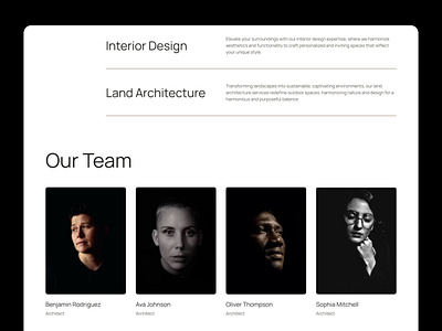 Architecture Studies Template about page architecture studio graphic design portfolio services team team members template ui ui design web design website