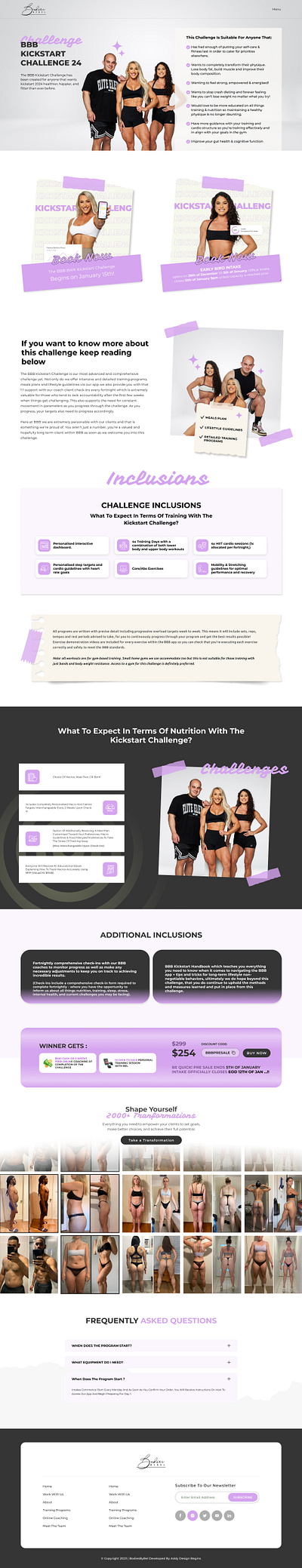 Fitness Challenge page design inspiration challenge design challenge landing page design design fitness brand design fitness challenge page design fitness design fitness graphic design fitness graphics fitness uiux fitness webpage design fitness website design