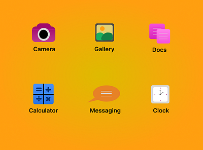 App Icons 100daysofuichallenge day1 dailyui day5 icons ui