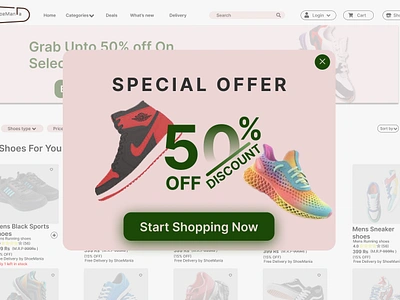 Special Offer UI -036 036 100days ofui 36 dailyui dailyui036 day036 overlay popup special offer ui uiux