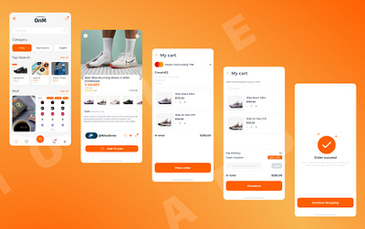 Mobile App Shopping ui