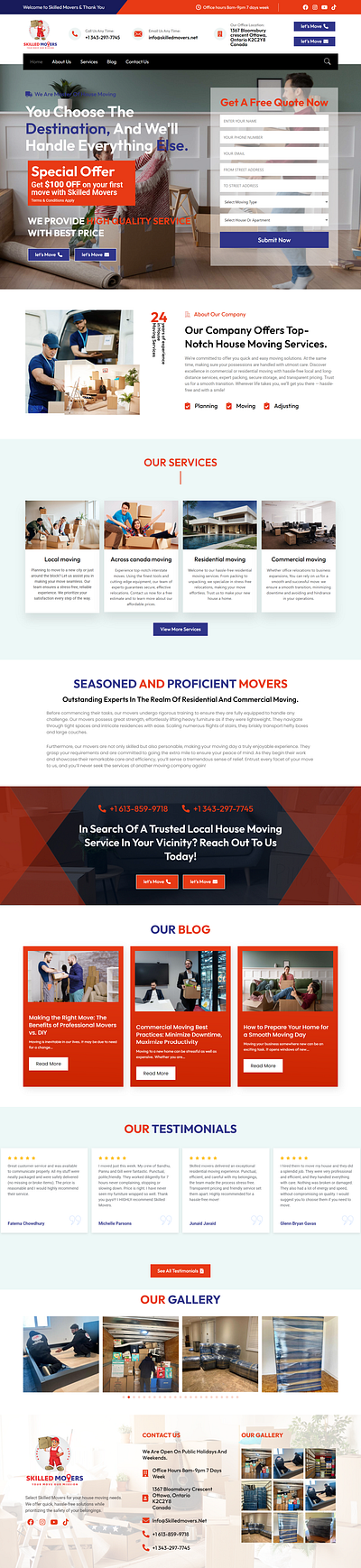 House Moving branding graphic design ui webdesigner