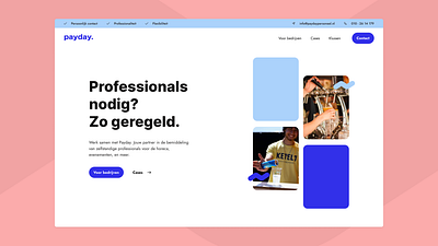 Payday - UX/UI hero page design branding design figma hero design landing page ui webdesign website