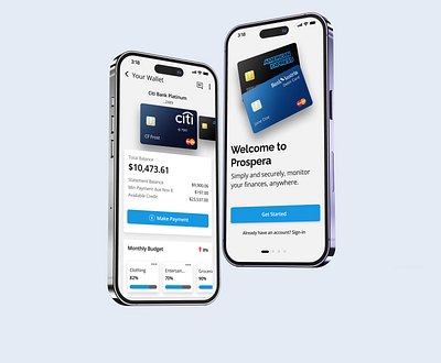 Finance Mobile App Concept ui