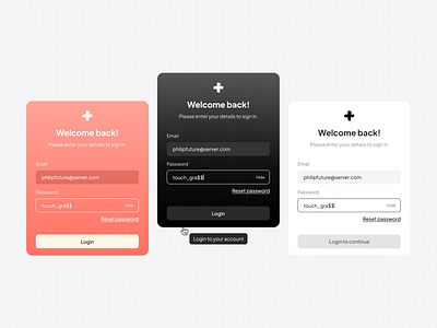 Login UI (Colorful) design ui uidesign uiux