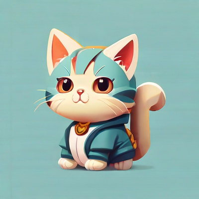 Cute cat illustration 3d animation anime art branding cat cat love cute cat design graphic design illustration logo motion graphics ui ux vector