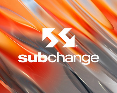 SubChange Logo arrows brand branding change design graphic design icon limitless logo logo design logotype mark s logo substitute symbol