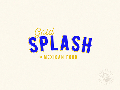 Vintage Logo for a Mexican Restaurant blue boho logo branding graphic design logo mascot mexican logo retro logo text logo typography vintage logo western logo yellow