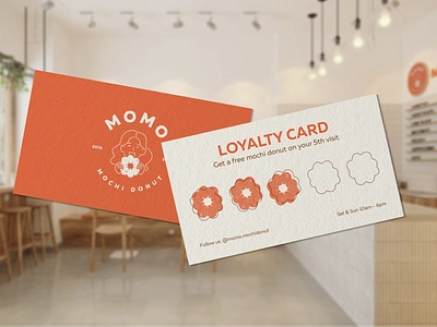 Cafe logo - MOMO mochi donut bakery bakery logo berlin branding cafe cafe design cafe logo cute cute logo donut donut logo germany logo logo idea mascot mochi visual identity