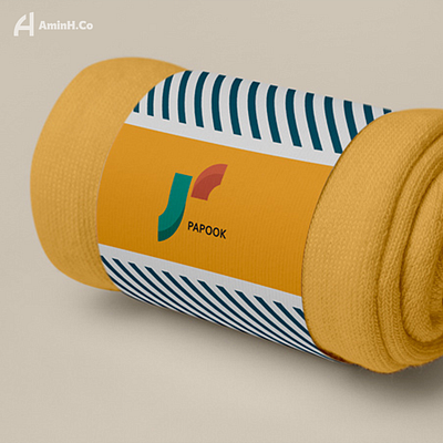 Branding for Papook by Amin Hosseini branding footwear graphic design illustration logo socks typography