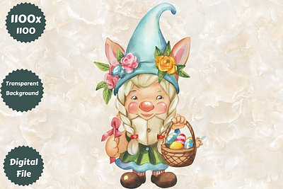 Easter Gnomes Clipart PNGs 3d abstract art aesthetic aesthetic print aesthetic printable aesthetic wall art animation artist branding design easter gnomes graphic design illustration logo motion graphics ui