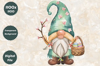 Easter Gnomes Clipart PNGs 3d abstract art aesthetic aesthetic print aesthetic printable aesthetic wall art animation artist branding design easter gnomes graphic design illustration logo motion graphics ui