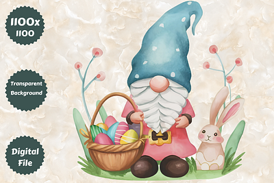 Easter Gnomes Clipart PNGs 3d abstract art aesthetic aesthetic print aesthetic printable aesthetic wall art animation artist branding design easter gnomes graphic design illustration logo motion graphics ui