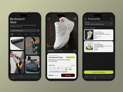 Active Wear E-commerce App Design active wear adobe app design creative design design inspiration dribbble ui ecommerce fitness fashion ui user experience ux