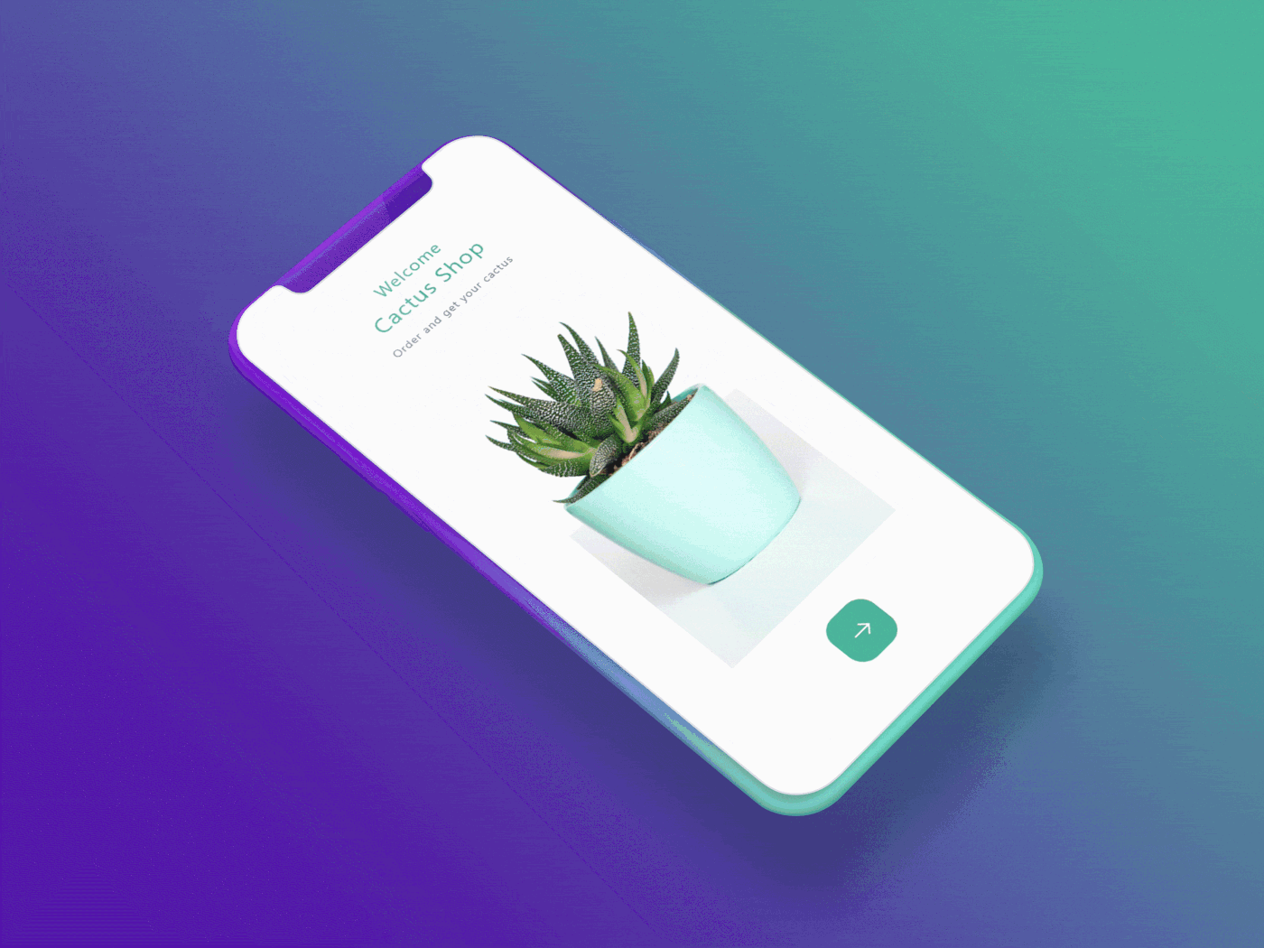 Clean UI Mobile App animation app branding clean green minimal mobile app ui