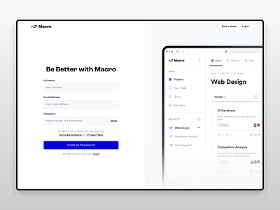 SaaS Onboarding Sign Up Screen app design figma onboarding product product design saas ui ux web