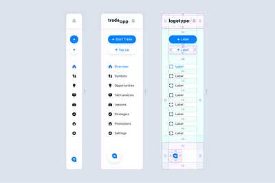 Sidebar app design clean design figma icon set iconography icons menu minimalism nav navigation sidebar ui ux