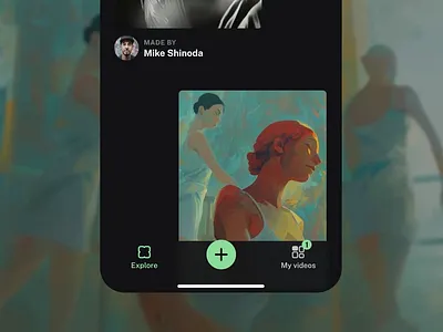 Kaiber – AI Video Generation ai figma mobile motion strv ui video