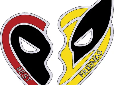 Best Friends design graphic design illustration vector