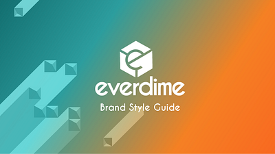 Everdime Brand Style Guide brand brand guide brand identity branding design graphic design illustration illustrator logo web design