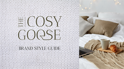 Cosy Goose Brand Style Guide brand brand guide brand identity branding branding guide graphic graphic design illustration logo web design
