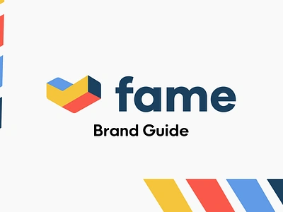 Fame Brand Guide brand brand guide brand identity branding branding guide design graphic design illustration logo logos web design