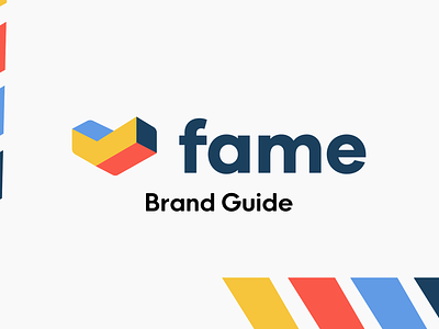 Fame Brand Guide brand brand guide brand identity branding branding guide design graphic design illustration logo logos web design