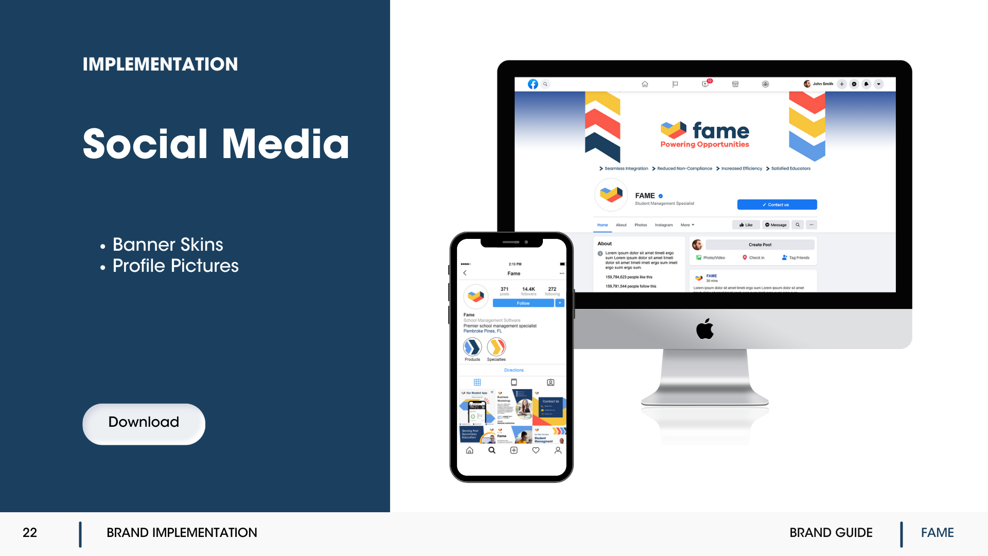 Fame Brand Guide by Big Red Jelly on Dribbble