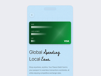 Debit card onboarding. app design banl card debit card design figma financial app onboarding user interface