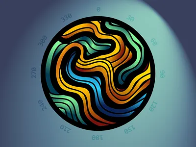 World Data abstract branding circle connectivity data earth environmental global grandient logo mark modern sphere sustainable typography