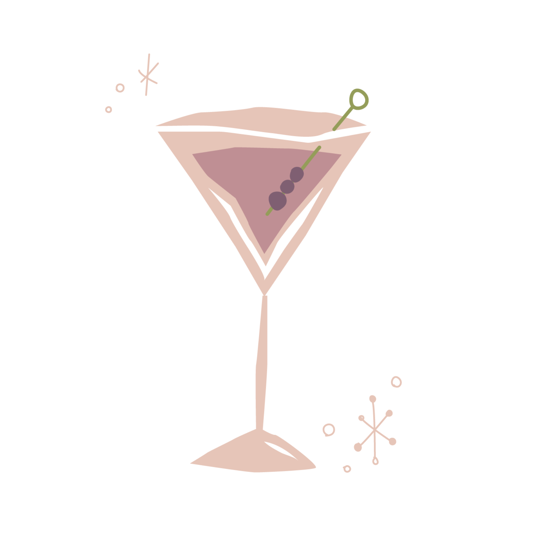 Drinky-drink branding icon illustration pink pink graphic pink illustration vector