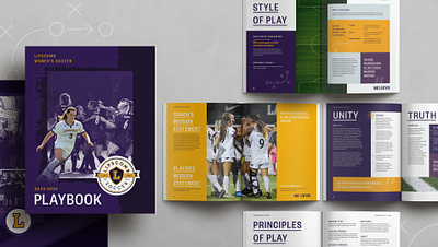 Women's Soccer Playbook athletics football graphic design grunge layout playbook soccer sport sports women