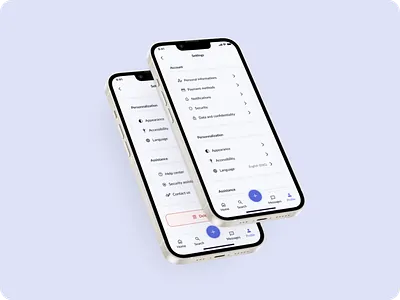 Settings app dailyui007 figma graphic design settings ui ux