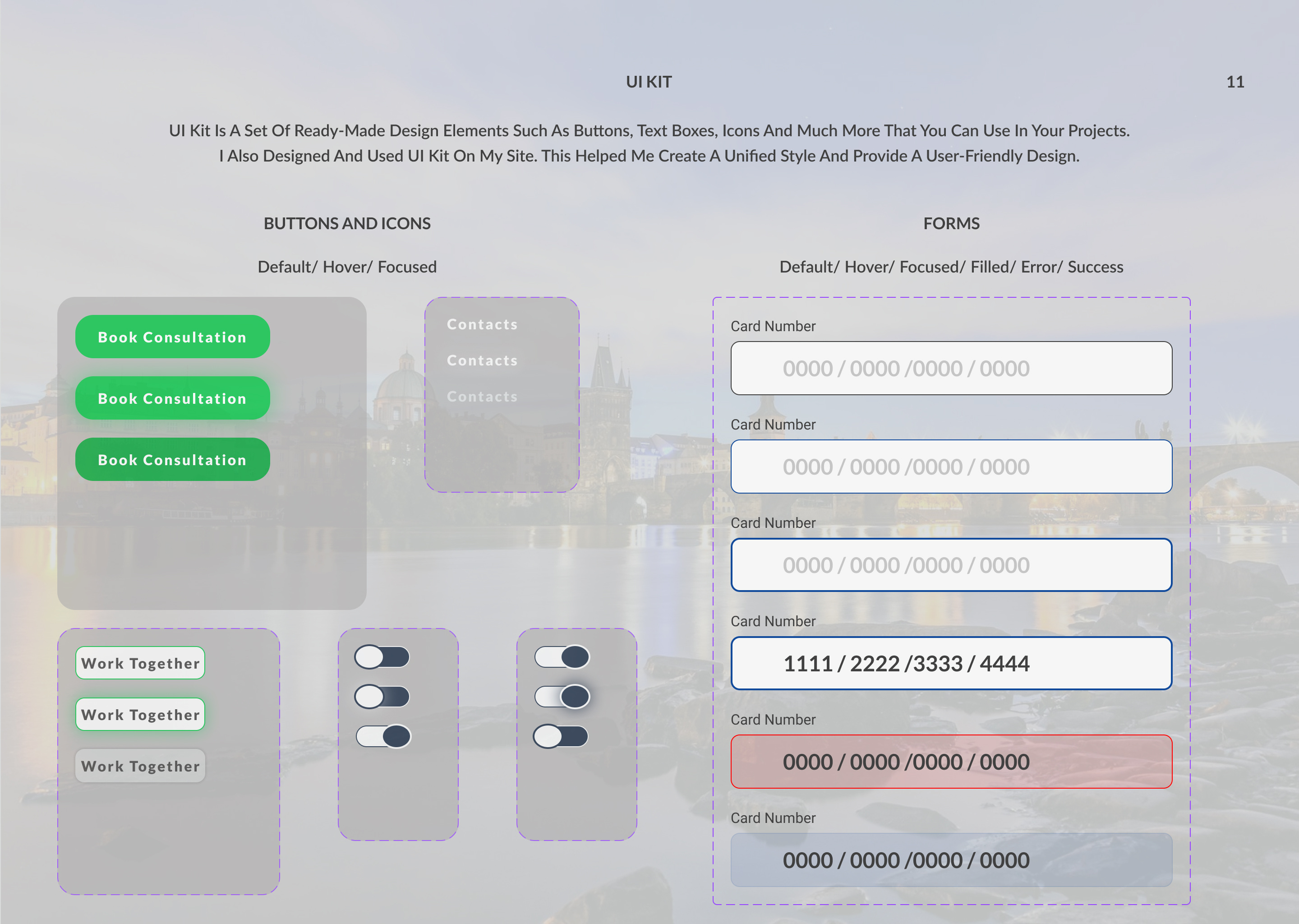 UI/UX Design Concept Kanding Page by Liudmyla Alonzo on Dribbble