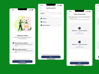 ID Verification process figma mockup ui