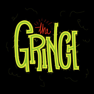 The Grinch - Lettering lettering