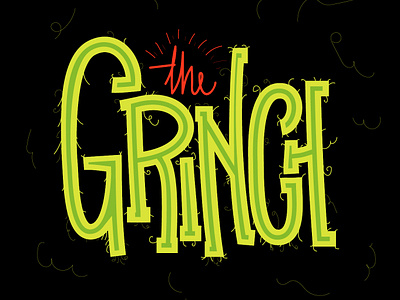 The Grinch - Lettering lettering