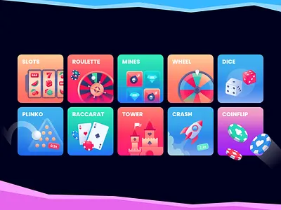 Casino Games Thumbnails casino casino icon casino icons casino picture casino thumbnails coinflip crash crypto crypto games dice gambling game gaming mines plinko provably fair games slots tower