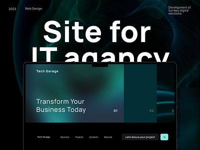 Website for IT agancy