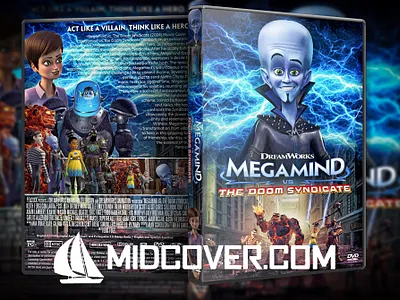 Megamind vs. The Doom Syndicate (2024) DVD Cover design dvd dvdcover dvdcustomcover photoshop