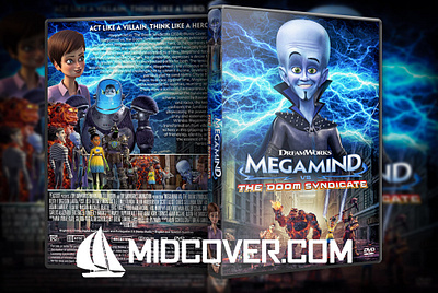 Megamind vs. The Doom Syndicate (2024) DVD Cover design dvd dvdcover dvdcustomcover photoshop
