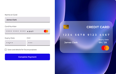 #002 - CREDIT CARD CHECKOUT animation card color dailyui design design system form icon inputlabel logo typography ui user expereince ux