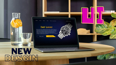 Watch store design UI desgin figma ui uiux ux website