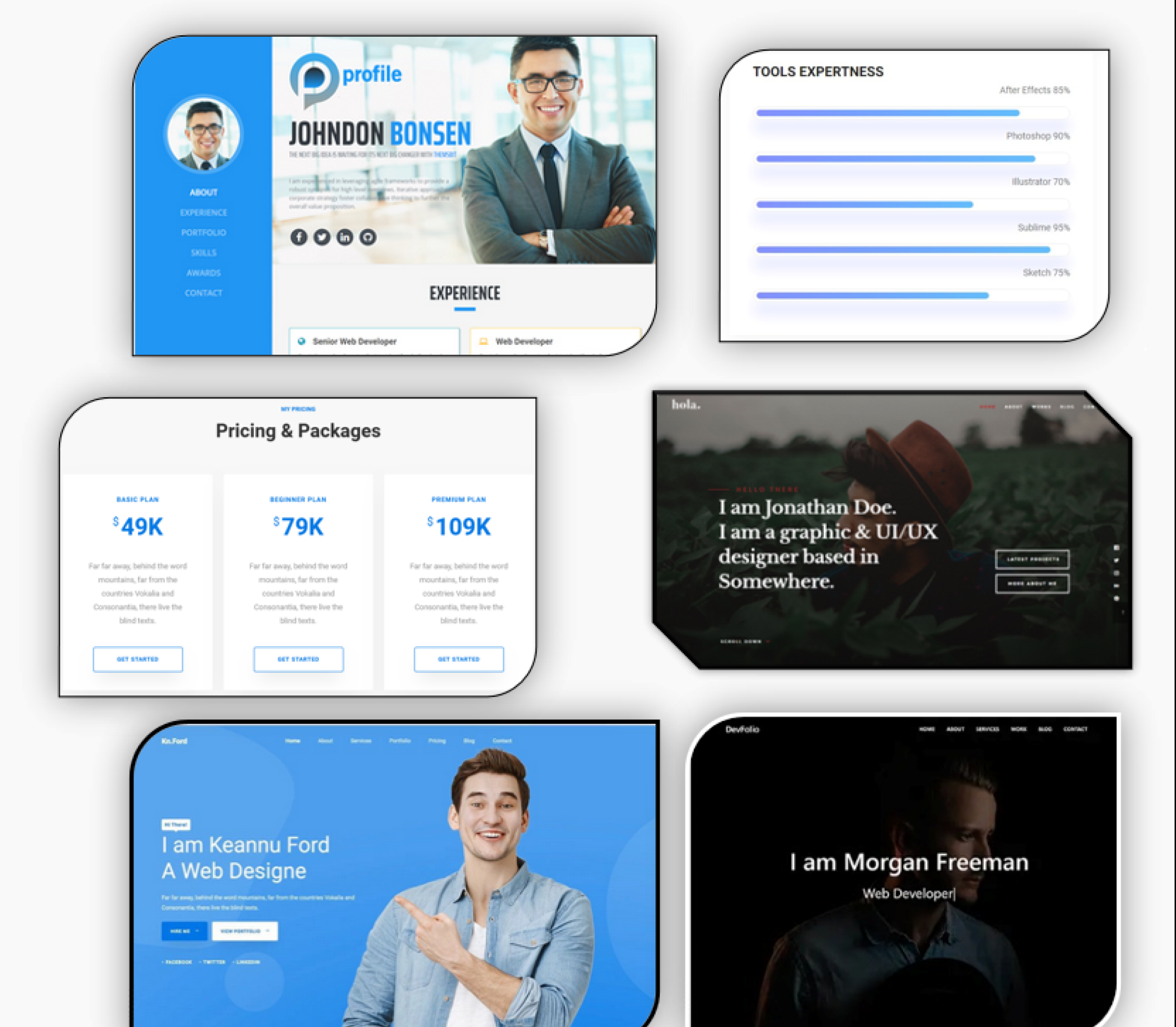 Professional Resume PowerPoint Template free
